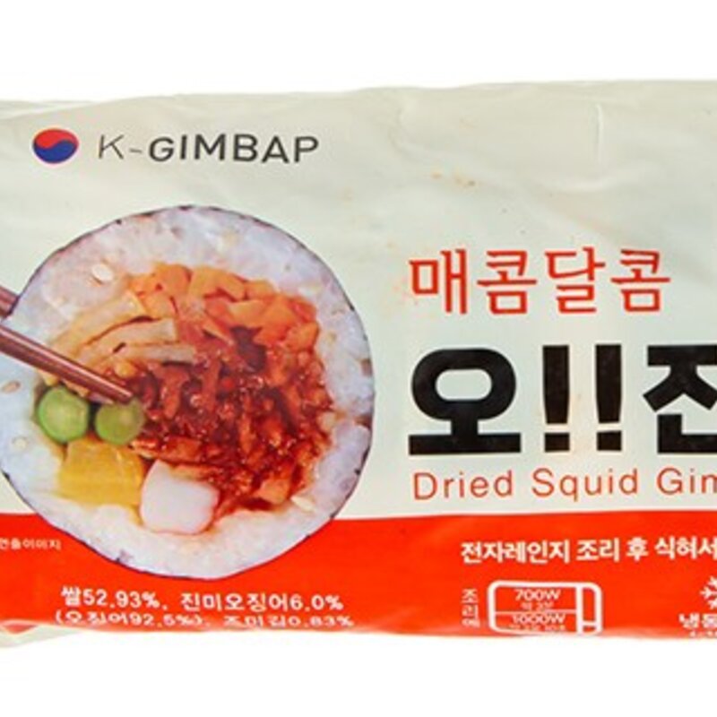 바바김밥 오 진미김밥 (냉동), 3개, 240g