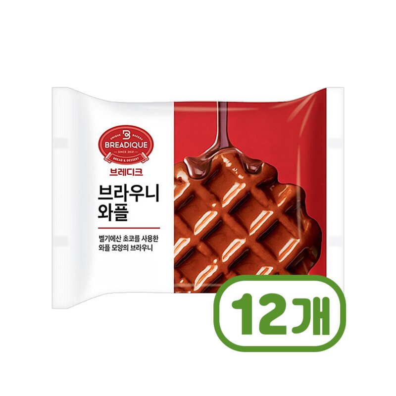 브라우니와플 간식베이커리 90g x 12개