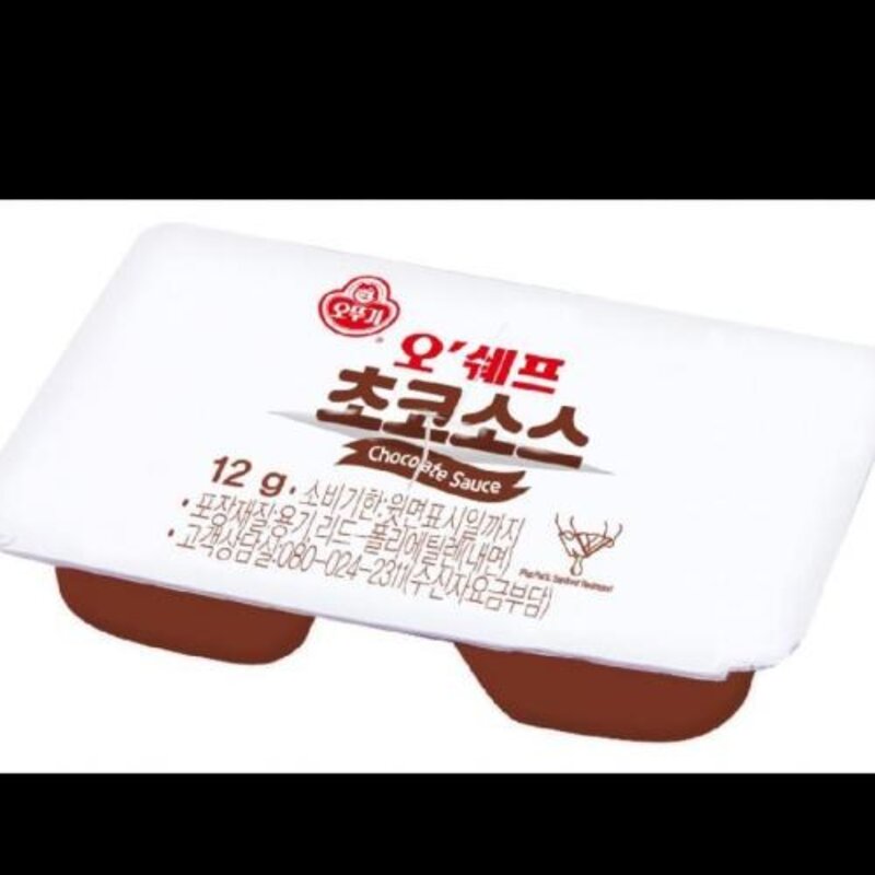 오뚜기 일회용 초코소스 디스펜팩, 12g, 20개