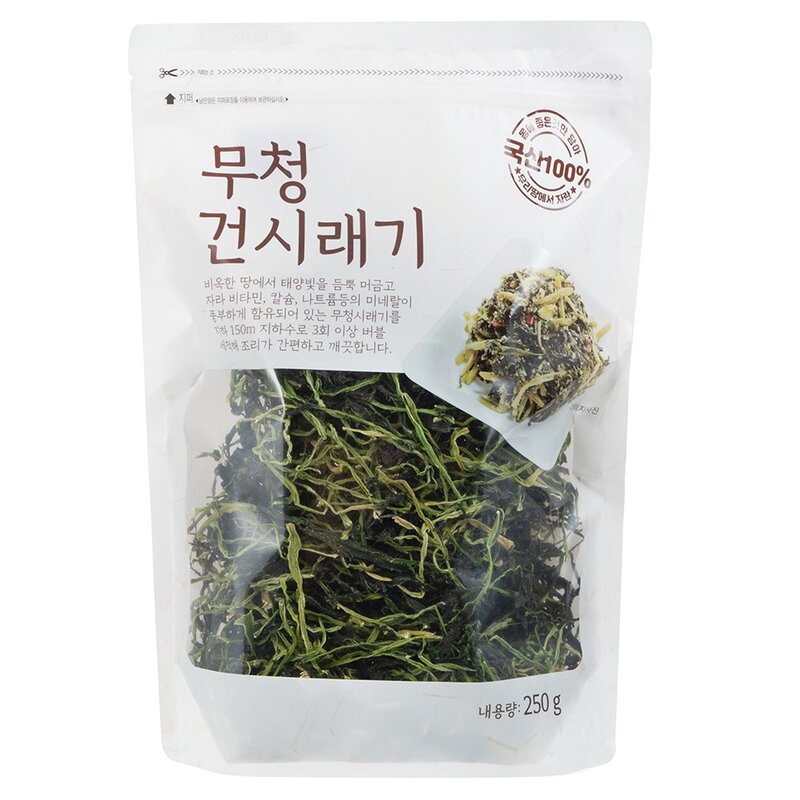 산들 무청 건시래기, 250g, 1개