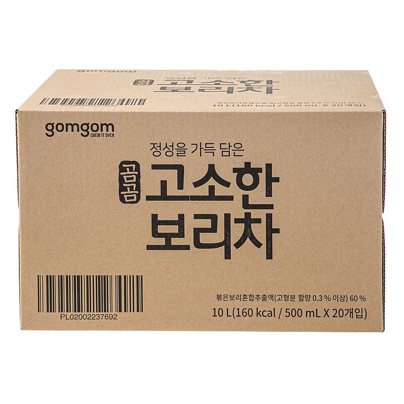 곰곰 고소한 보리차 무라벨, 36개, 1.5L