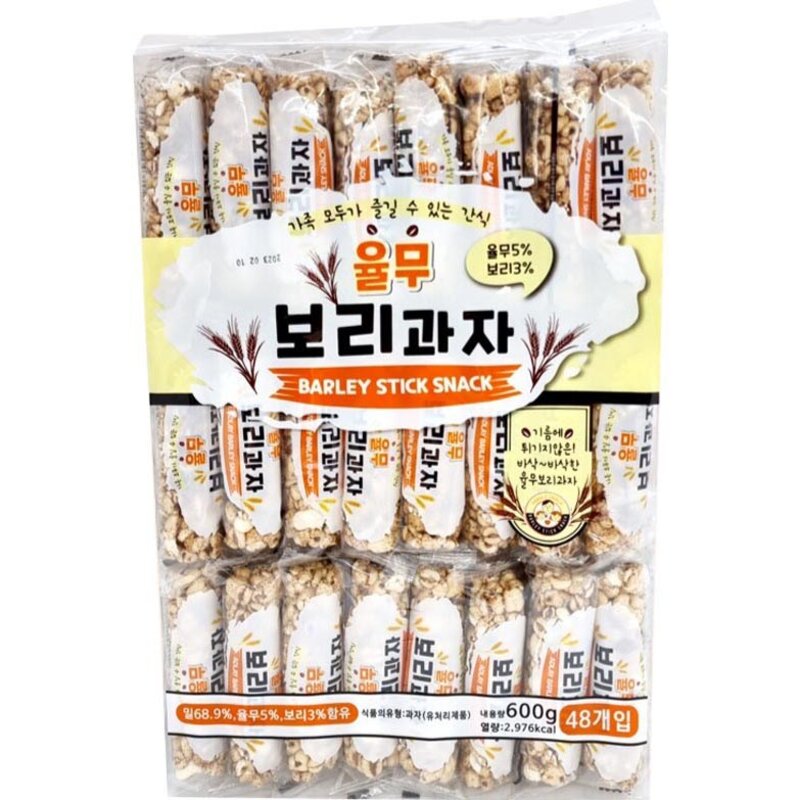 율무 보리과자 48개입, 600g, 1개