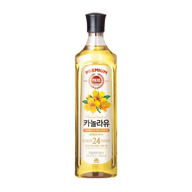 해표 카놀라유, 900ml, 1개