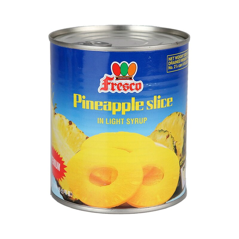 Fresco 파인애플 슬라이스 통조림, 830g, 1개