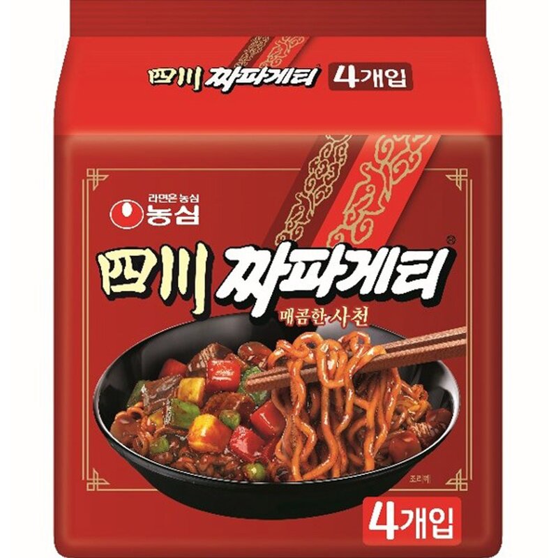 짜파게티 사천 137g, 4개