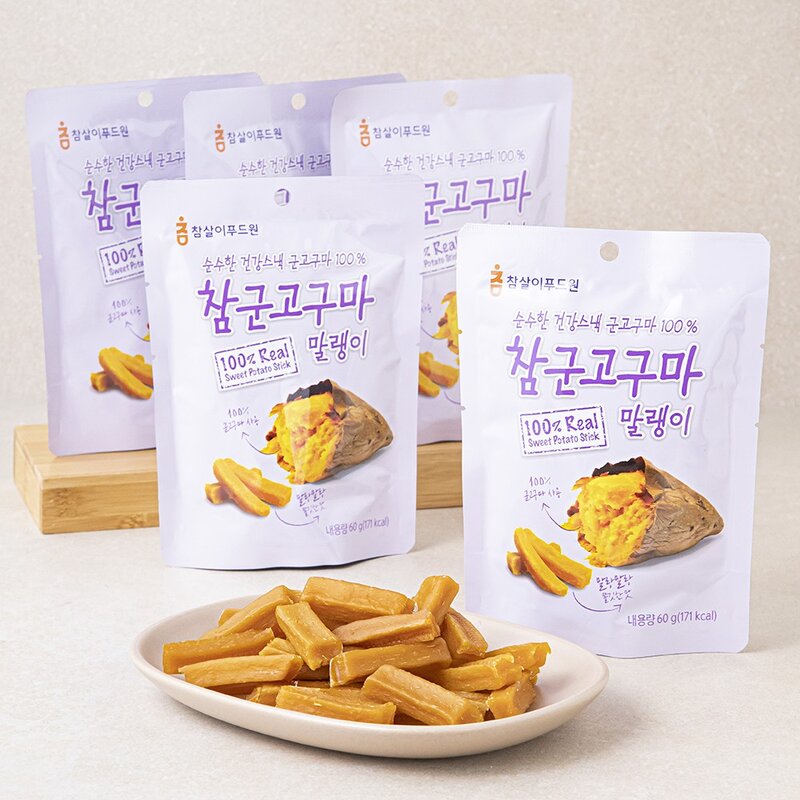 참군고구마말랭이, 60g, 4개