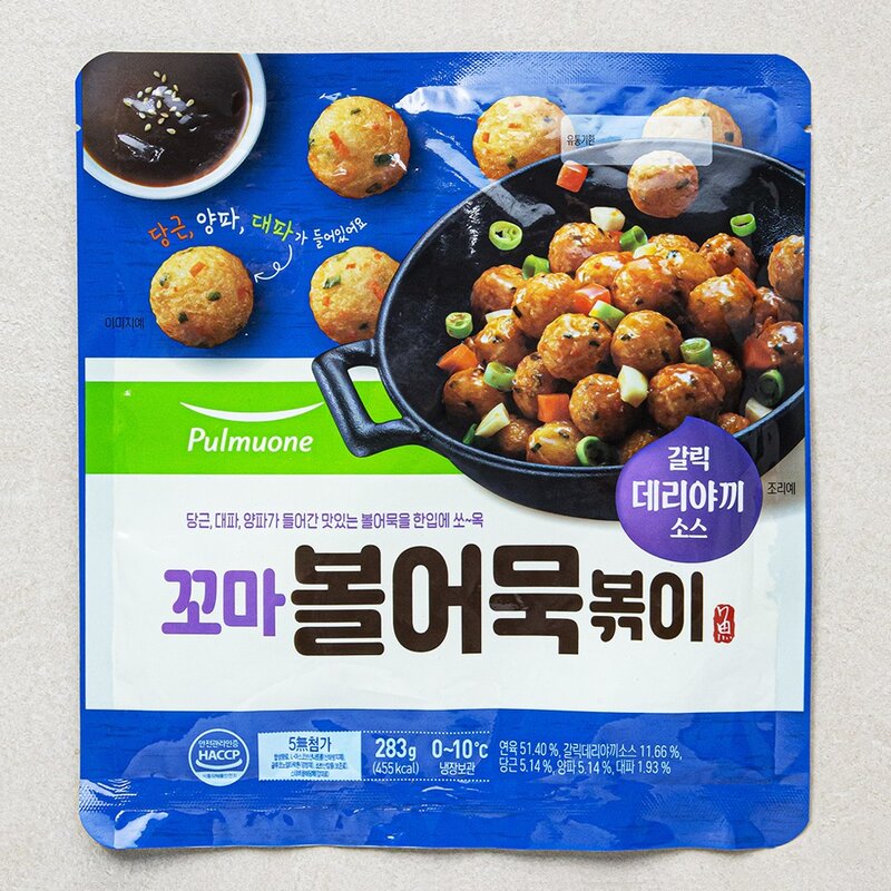 풀무원 꼬마 볼어묵 볶이, 1개, 283g