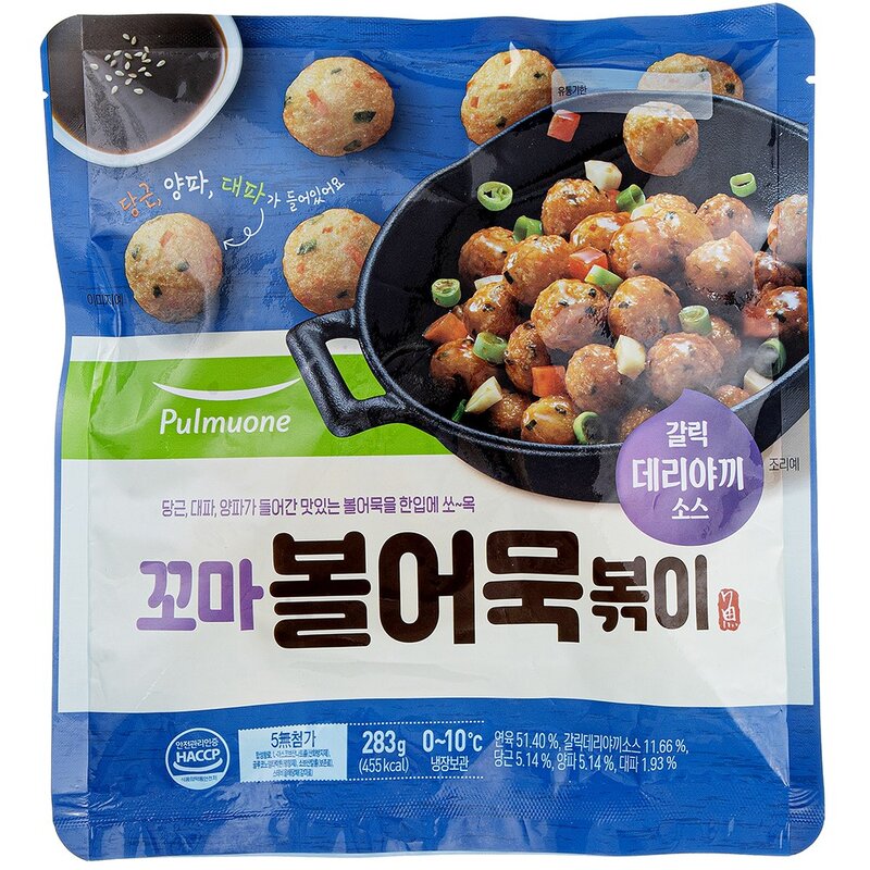 풀무원 꼬마 볼어묵 볶이, 1개, 283g