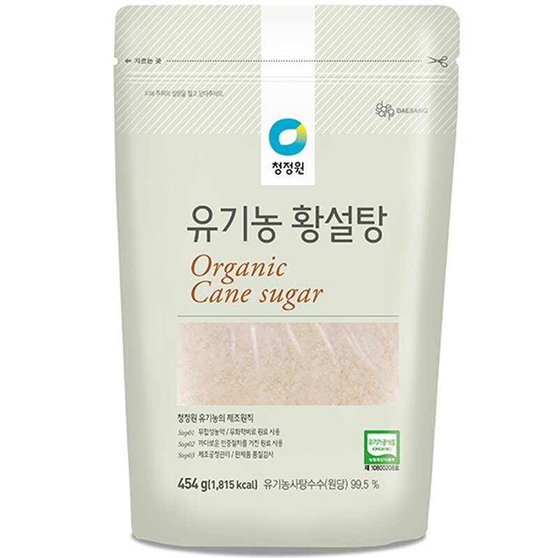 청정원 유기농 황설탕, 454g, 1개