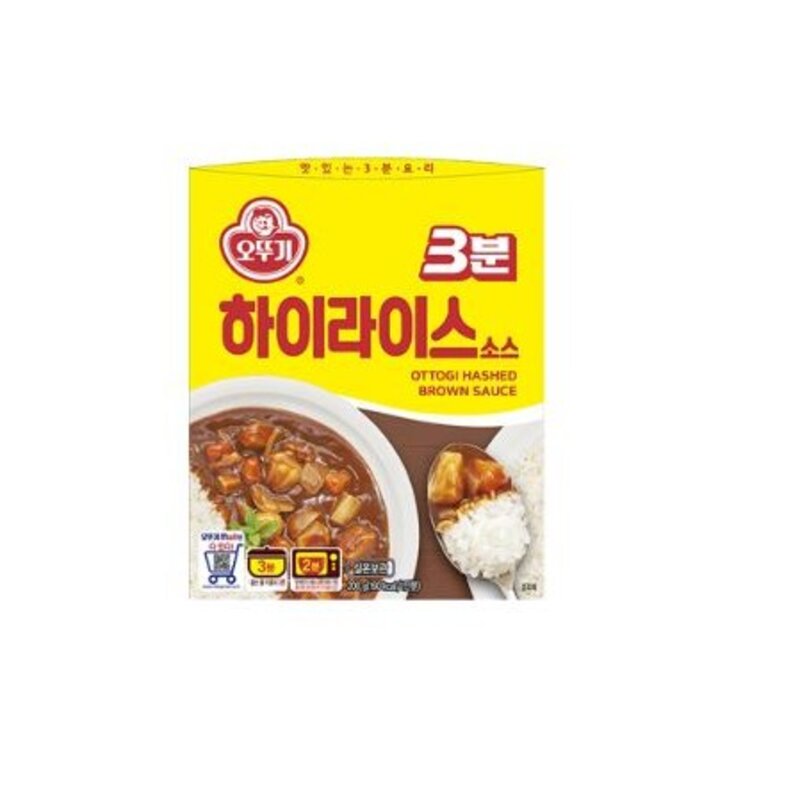 오뚜기3분 하이라이스 소스, 200g, 6개