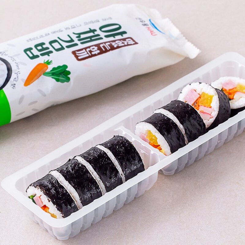 한우물 야채김밥 (냉동), 230g, 3개