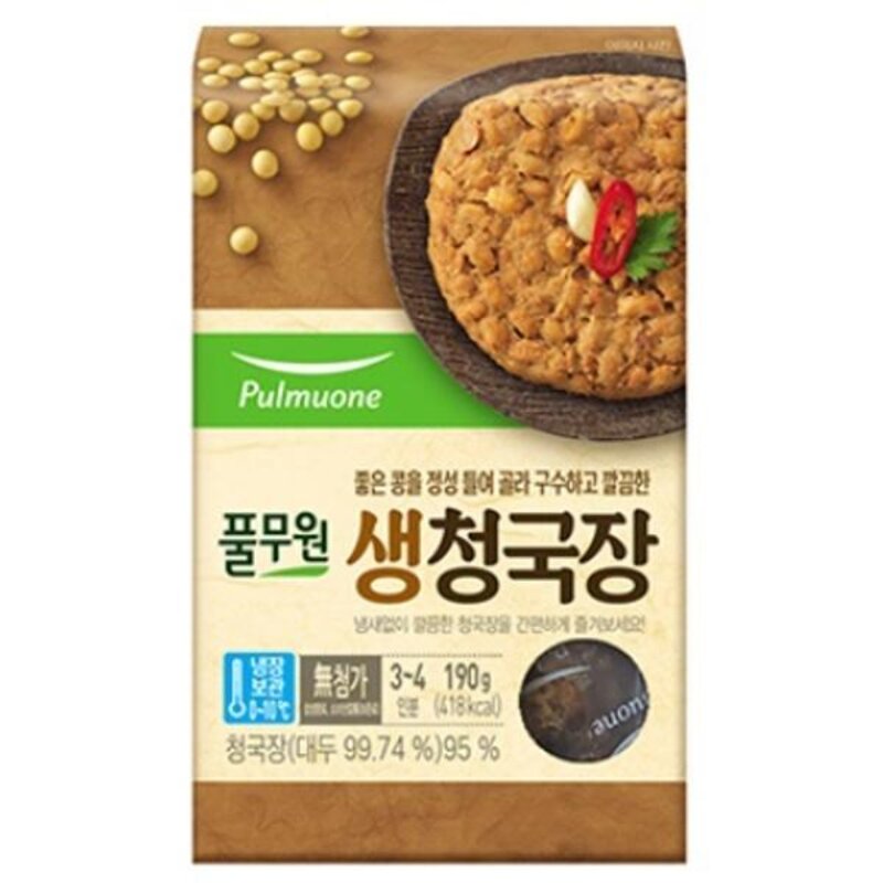 [풀무원] 생청국장 190g x 9봉, 9개