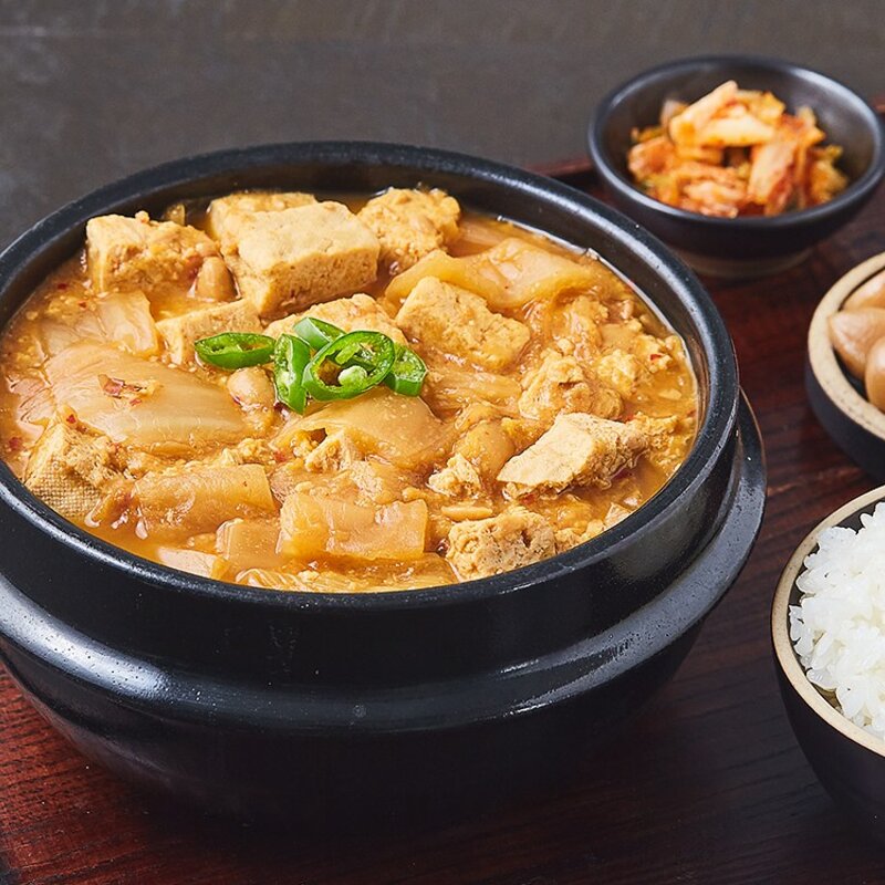 집국백서 가마솥 수제 청국장찌개 (냉동), 500g, 3개