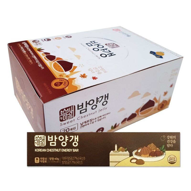 산내마을 밤양갱, 800g, 1개