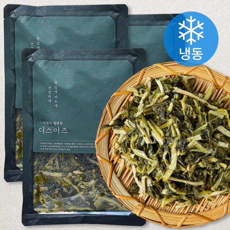 디스이즈 양구 펀치볼 삶은 시래기 (냉동), 300g, 3개