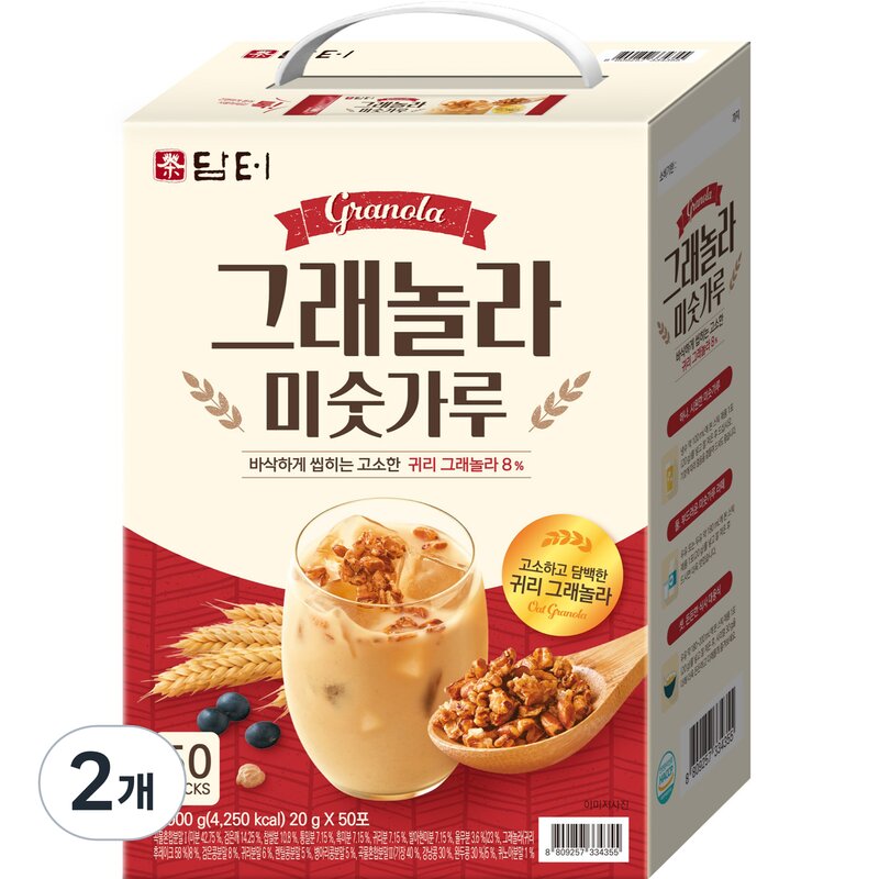 담터 그래놀라 미숫가루 50p, 1kg, 1개