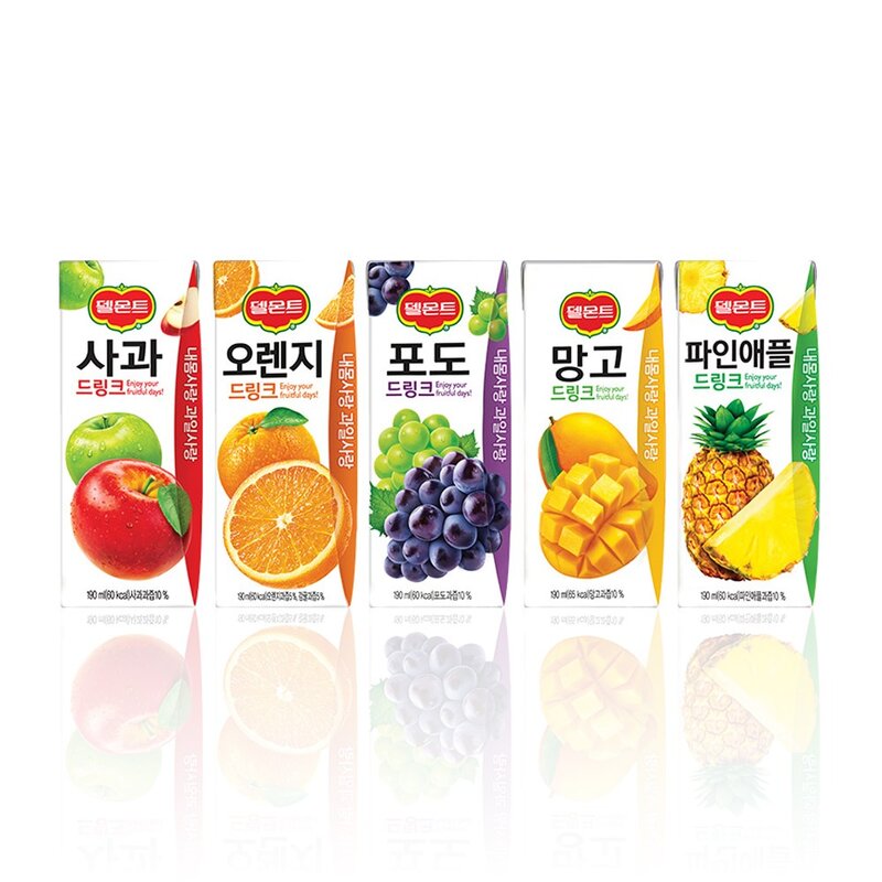 델몬트 드링크 파인애플, 190ml, 48개