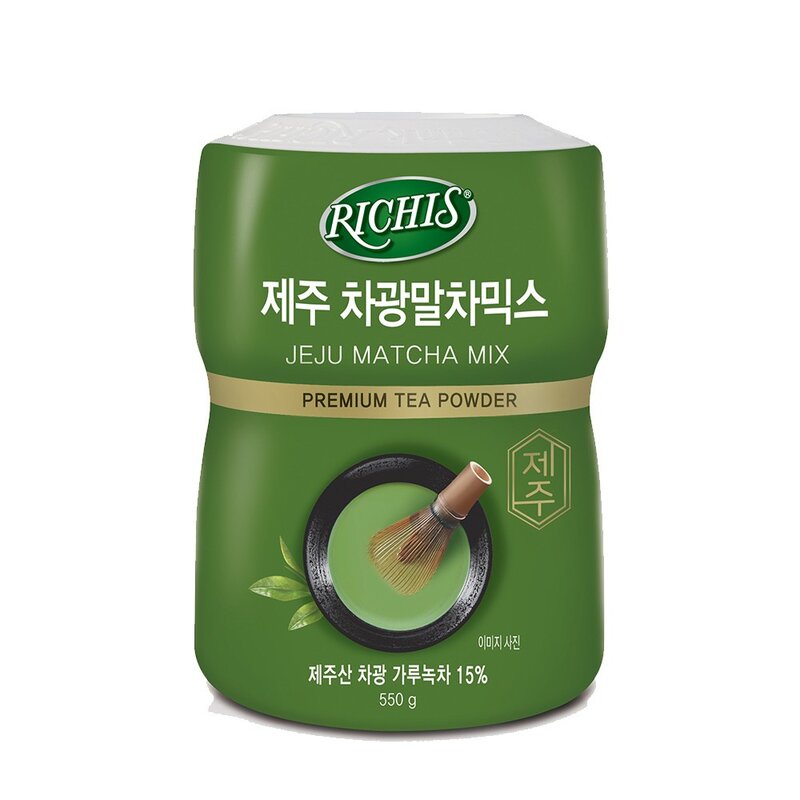 동서 리치스 제주 차광말차믹스 분말, 550g, 4개