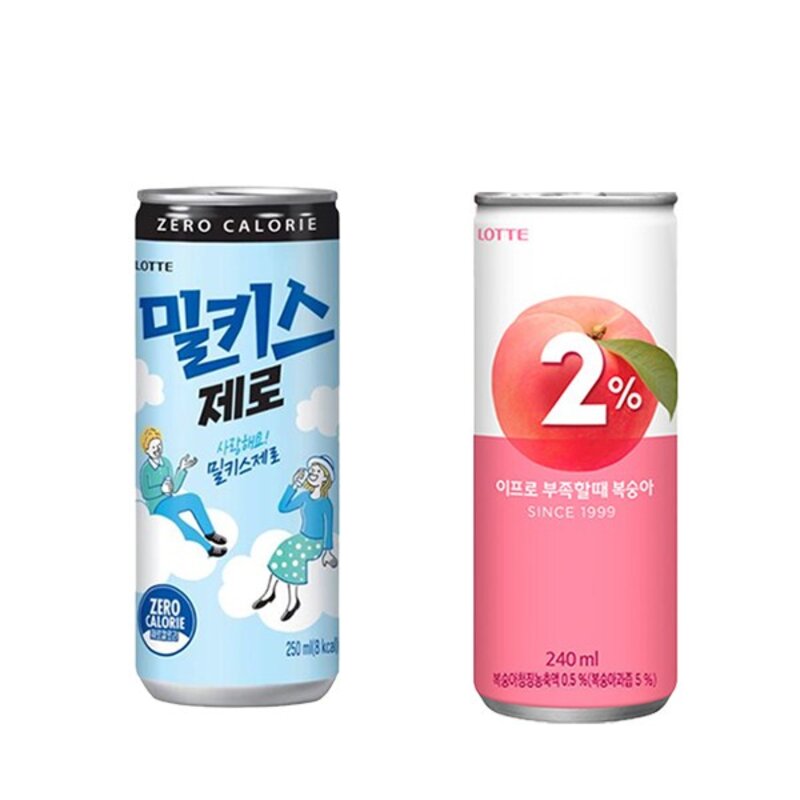 [데일리이츠] 제로칼로리 6종+이온음료 3종 총 20캔 믹스세트, 1세트, 245ml