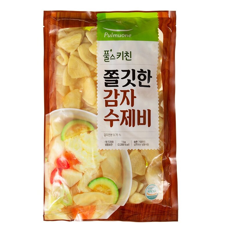 풀스키친 쫄깃한 감자 수제비 (냉동), 1kg, 1개