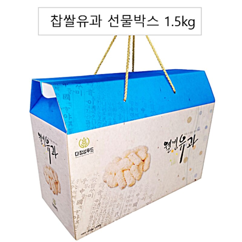 다정성한과 1.5kg 벌크형 혼합유과, 1개