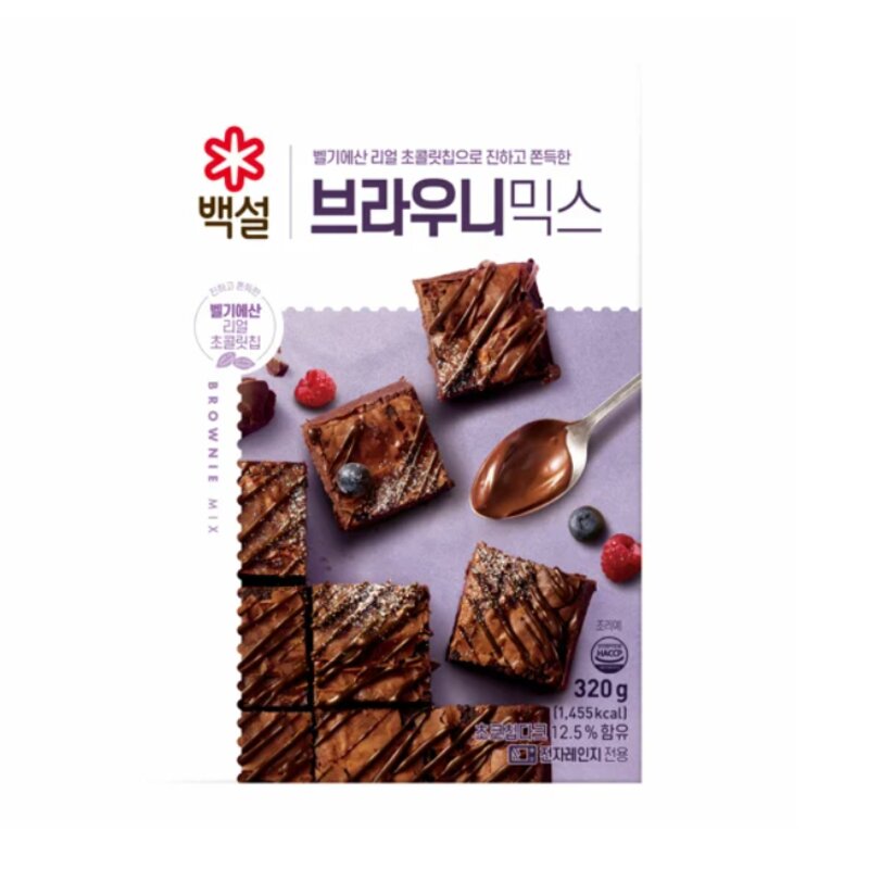 백설 브라우니 믹스, 320g, 10개