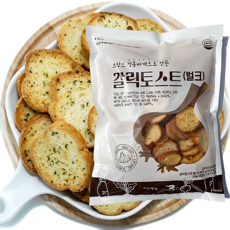 갈릭토스트 마늘 대용량 옛날 과자, 2개, 400g