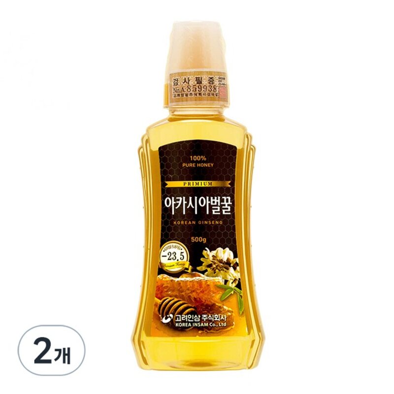 고려인삼 아카시아 벌꿀, 500g, 1개