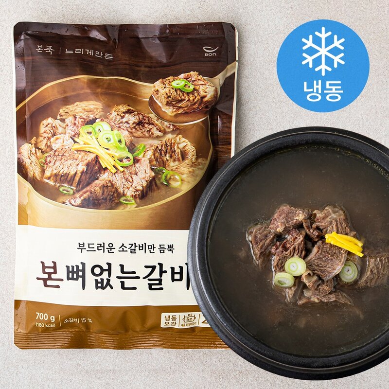 본죽 본 뼈 없는 갈비탕 (냉동), 700g, 1개