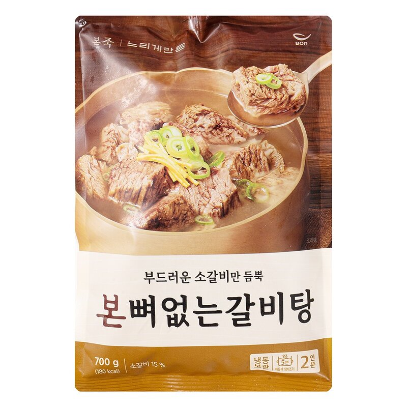 본죽 본 뼈 없는 갈비탕 (냉동), 700g, 1개