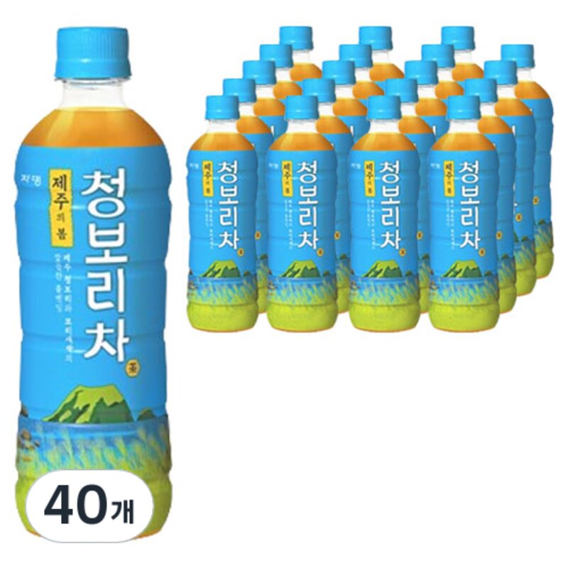 쟈뎅 제주의 봄 청보리차, 500ml, 24개