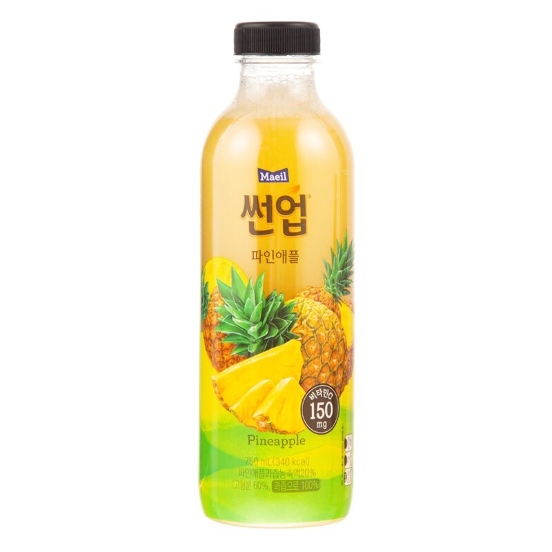 썬업 파인애플 주스, 750ml, 1개