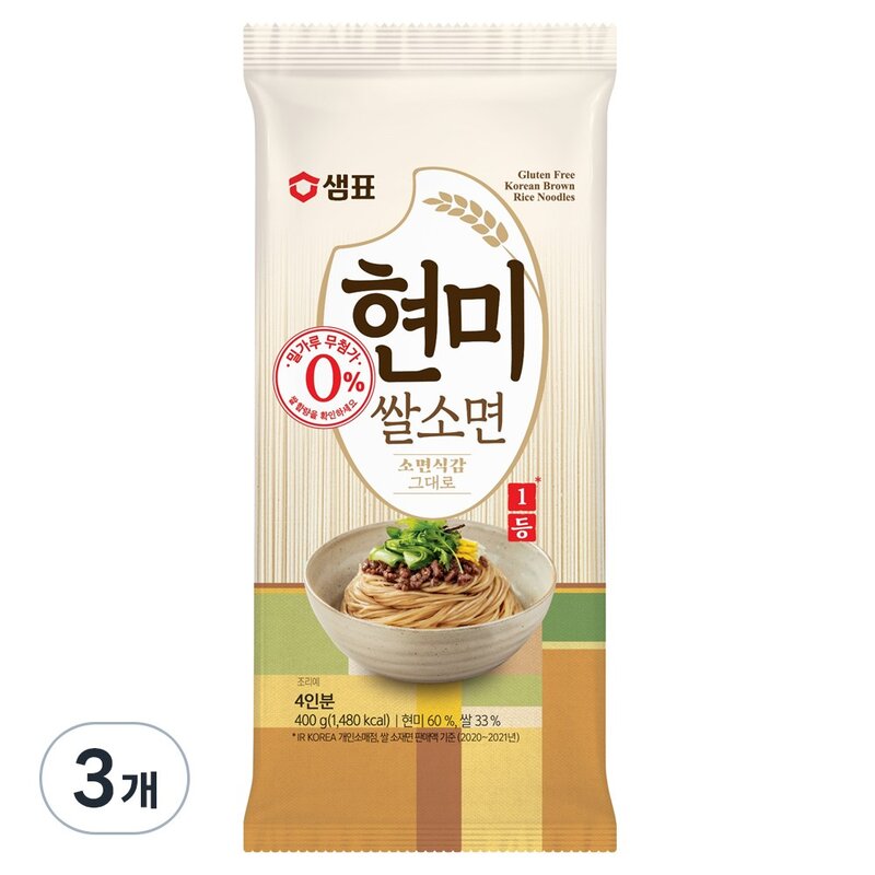 샘표 현미 쌀소면, 800g, 1개