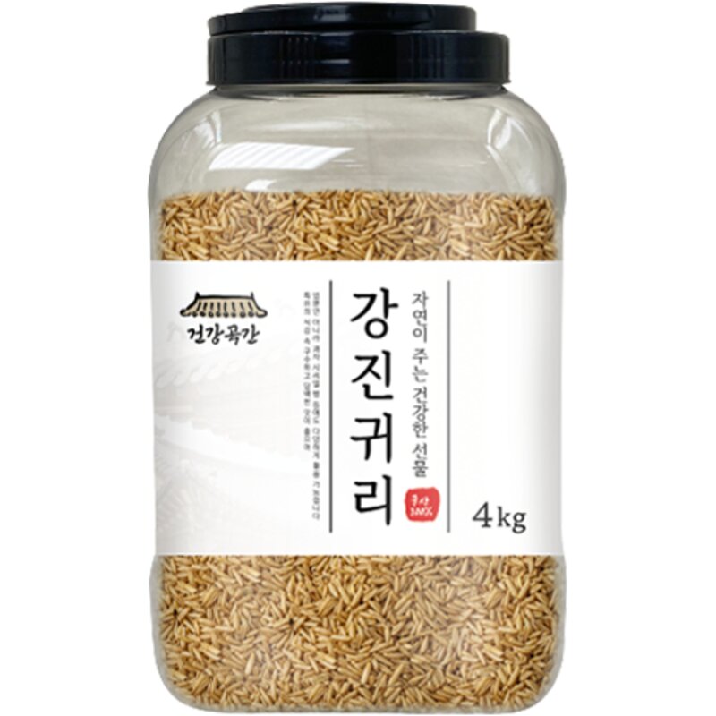 건강곡간 강진귀리 통, 2kg, 1개