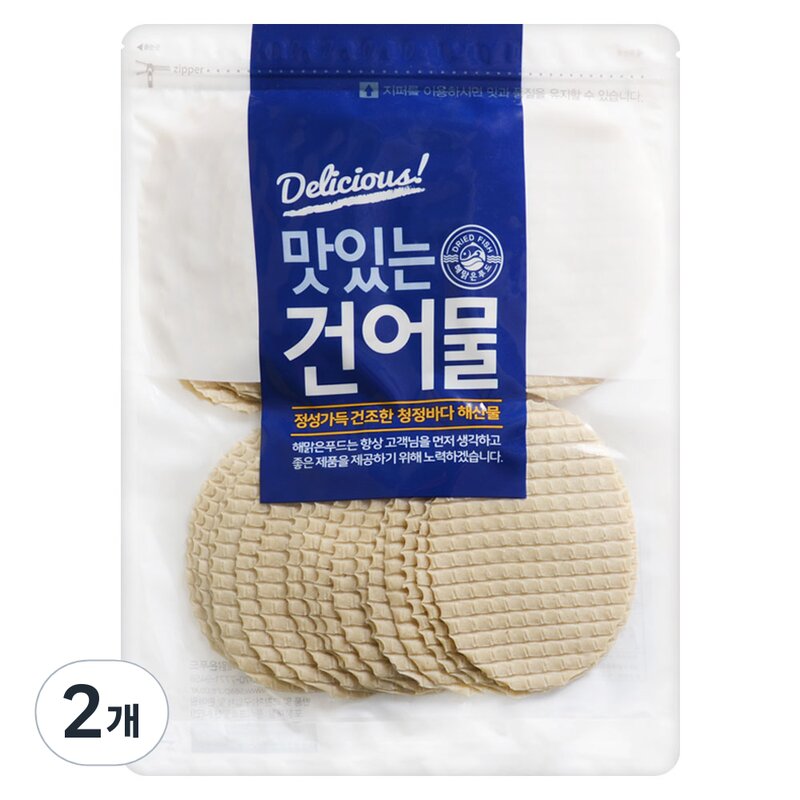 해맑은푸드 맛나포 튀김쥐포, 400g, 1개