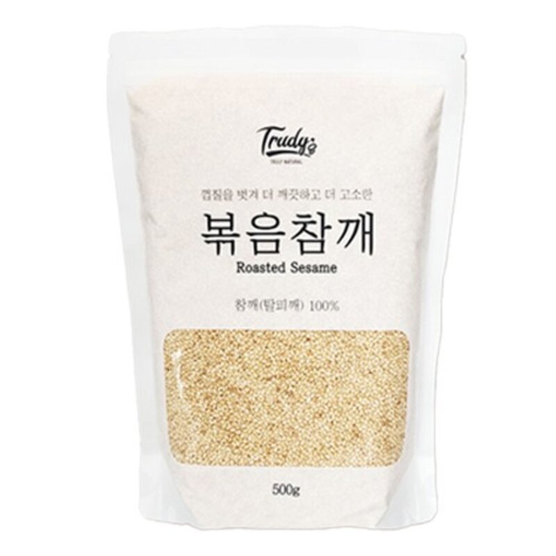 trudys 탈피 볶음 통참깨, 500g, 1개