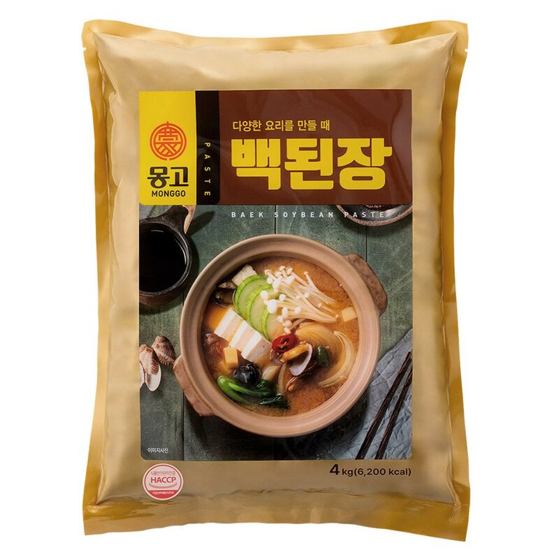 몽고식품 백된장, 1개, 4kg