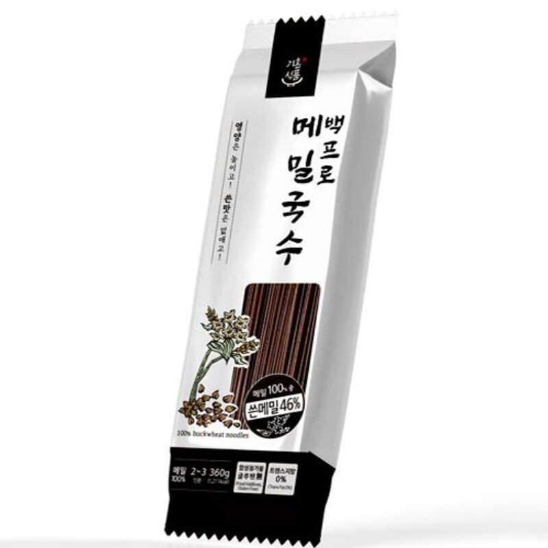 [기혼식품]100%메밀국수360g (쓴메밀46%포함), 메밀국수, 1개, 360g