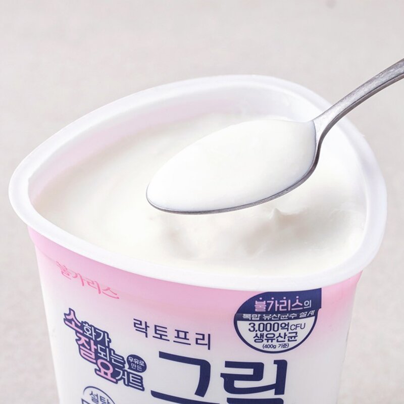 불가리스 락토프리 그릭요거트, 400g, 1개