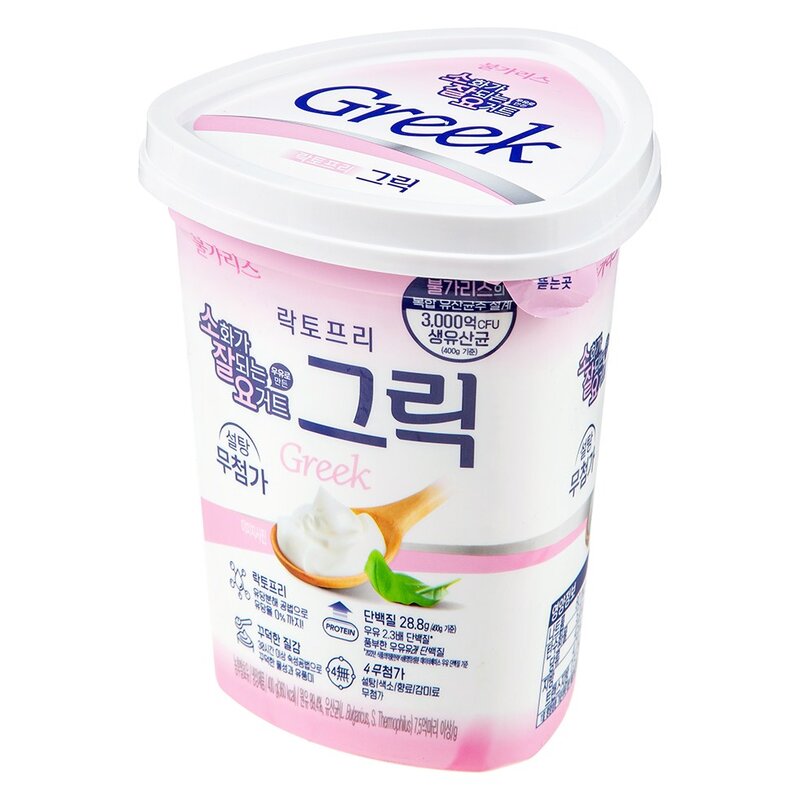 불가리스 락토프리 그릭요거트, 400g, 1개