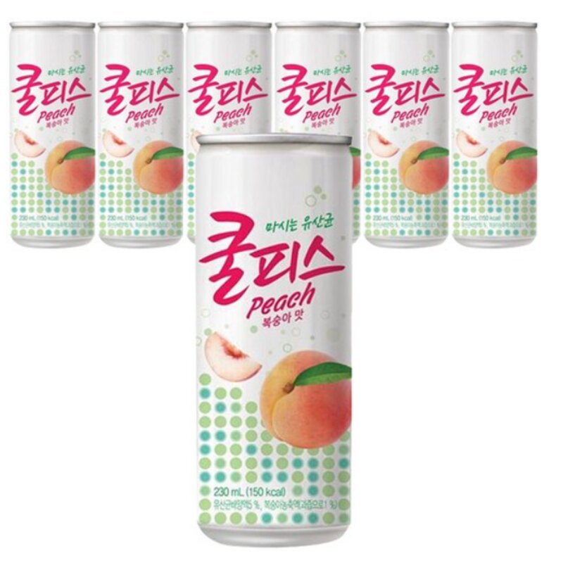 동원 마시는유산균 쿨피스 복숭아맛, 230ml, 30개