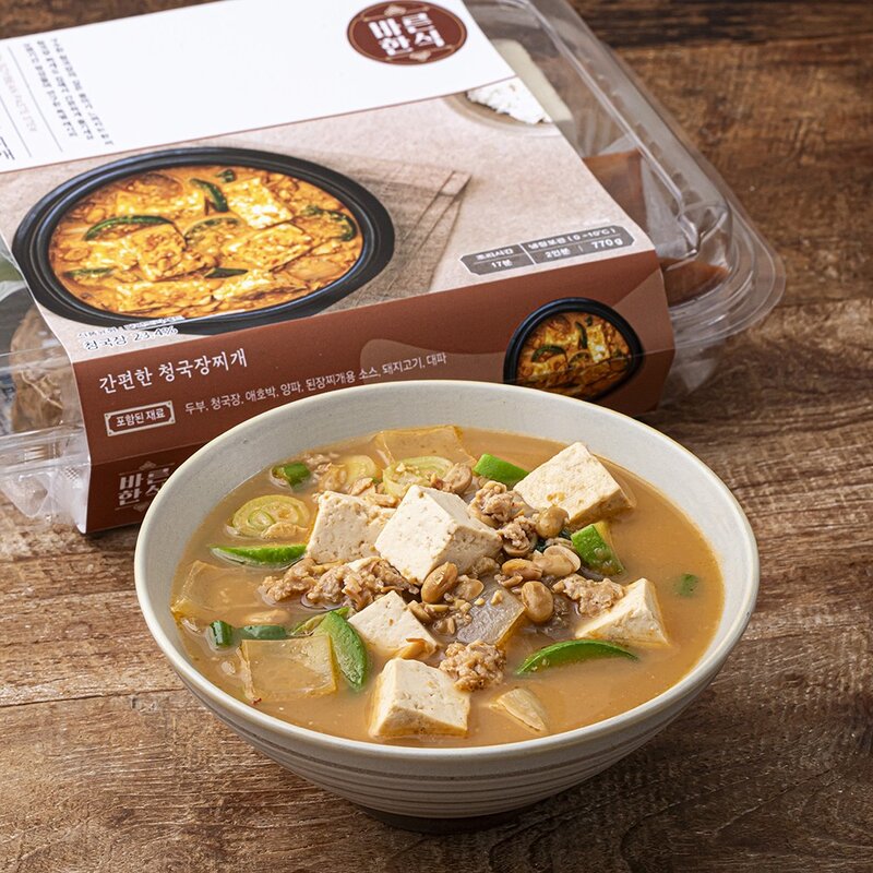 바른식 간편한 청국장 찌개, 770g, 1개