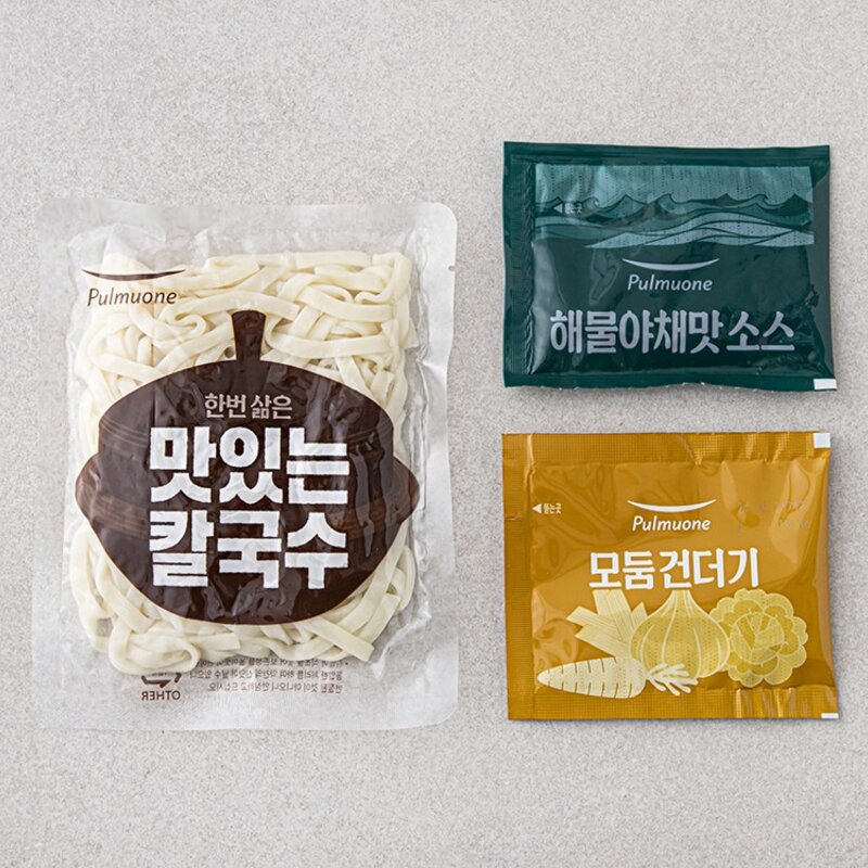 풀무원 즉석 해물 칼국수, 424.8g, 1개