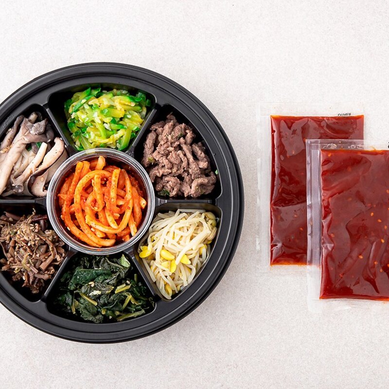 정미경키친 바로 만든 전주 비빔밥 세트 2인분, 330g, 1개