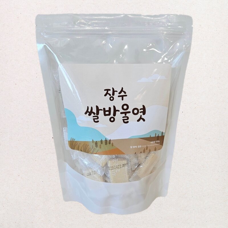 장수 쌀방울엿 500g, 1개