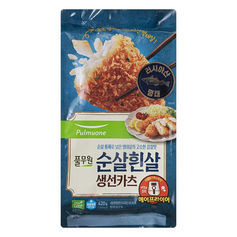 풀무원 순살흰살 생선카츠 (냉동), 420g, 1개