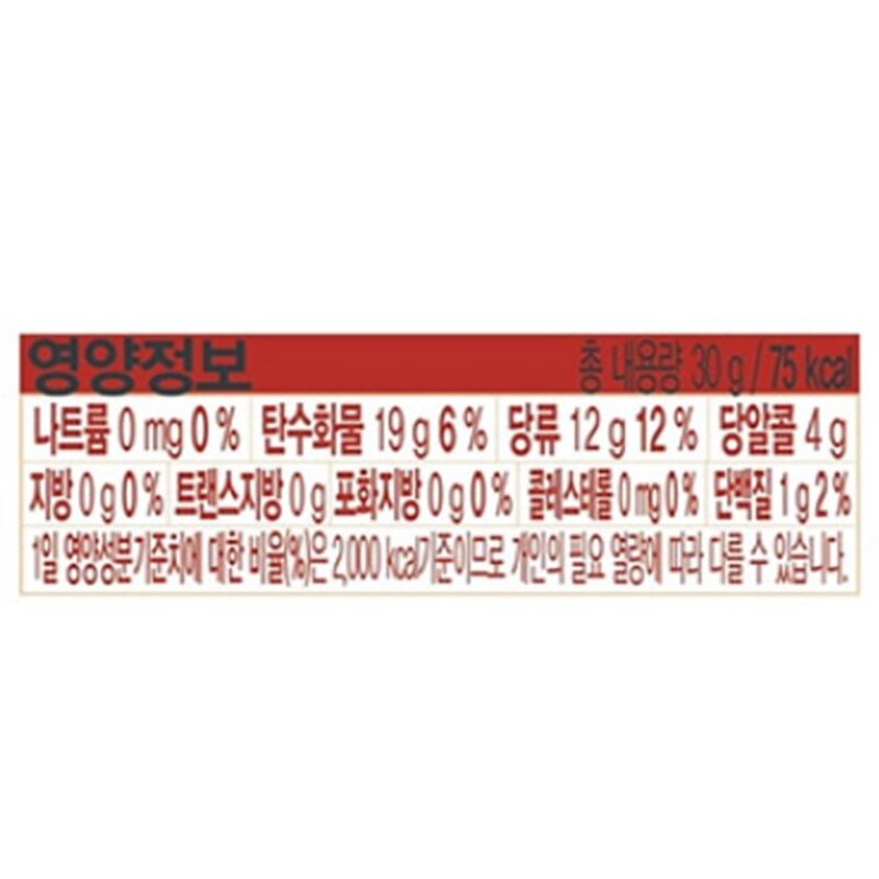 크라운 짜먹는 홍삼 양갱, 30개