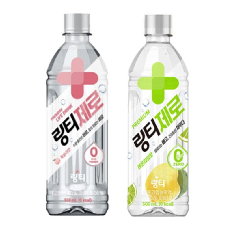 링티 제로 복숭아6개+라임6개 총12개, 12개, 500ml