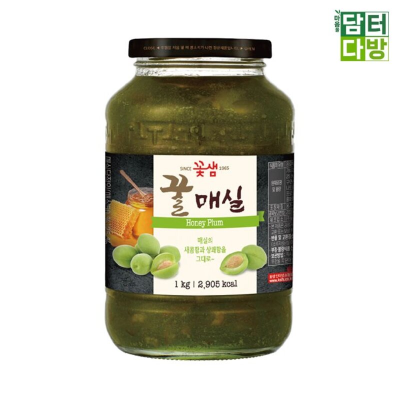 꽃샘 꿀 매실차 1kg, 1개