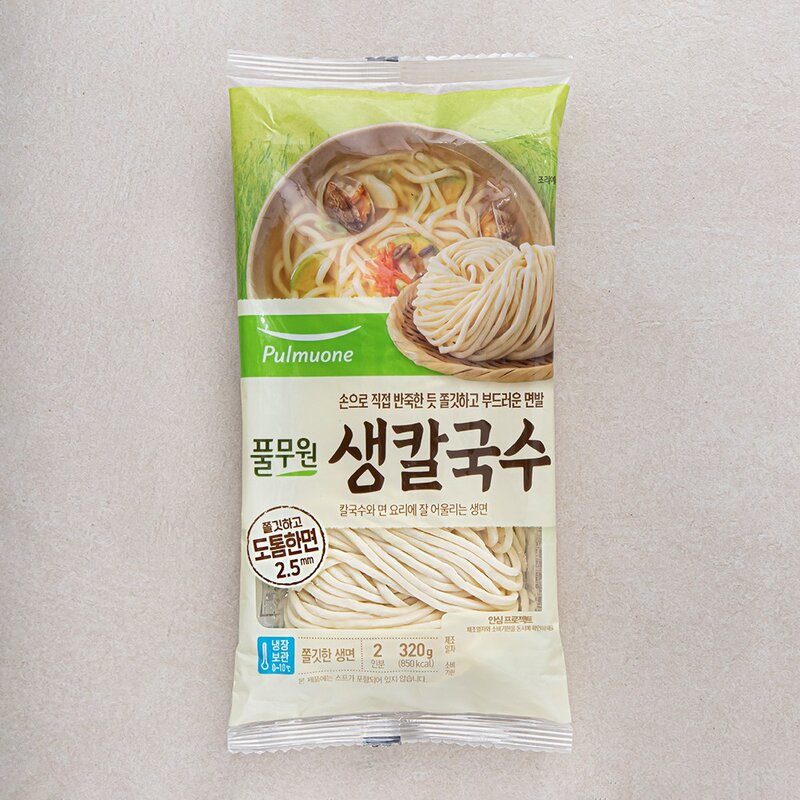 풀무원 생칼국수, 550g, 1개